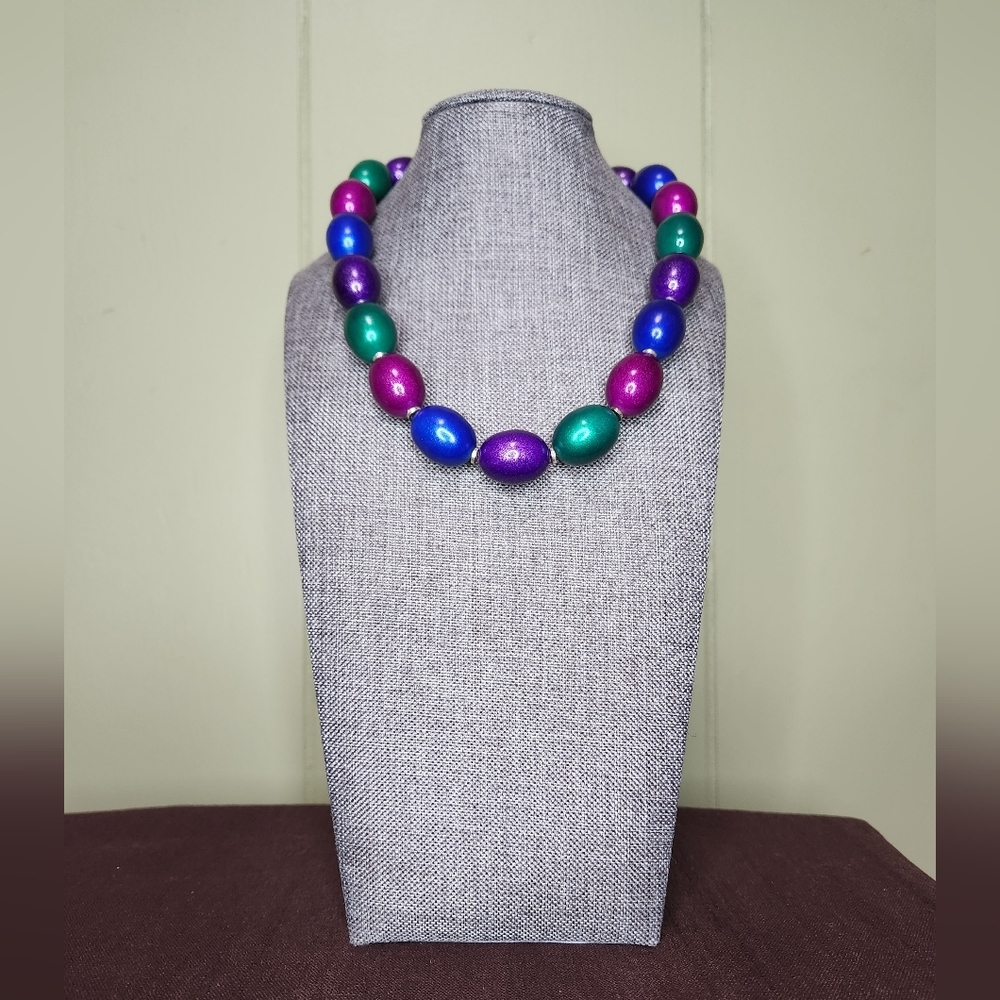Vintage Chunky Multicolored Necklace